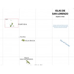 Blue Latitude Charts Sea of Cortez