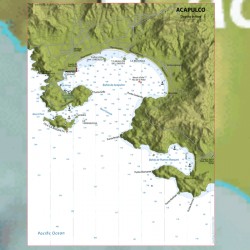 Blue Latitude Charts Pacific Mexico